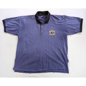 Vintage Baltimore Ravens Polo Shirt Mens XL Original Logo Faded NFL 90s